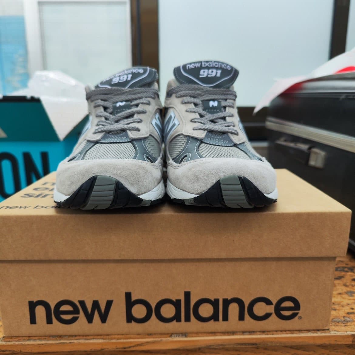 New Balance Grey/Silver (полнота: D) - фото покупателя Георгий