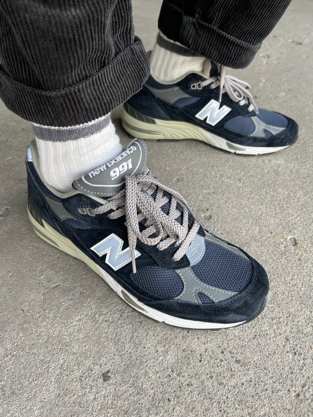 New Balance 991 Kith Navy (полнота: D) - фото покупателя Петр