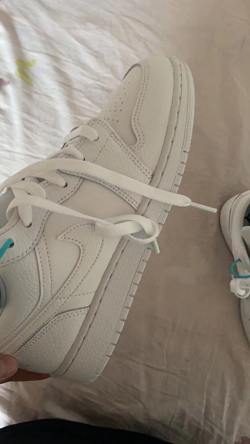 Jordan Air Jordan 1 Low GS White/White-White - photo of buyer Влад