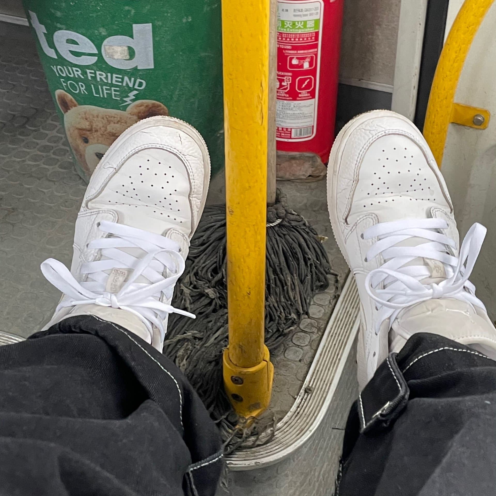 Jordan Air Jordan 1 Low GS White/White-White - photo of buyer Денис