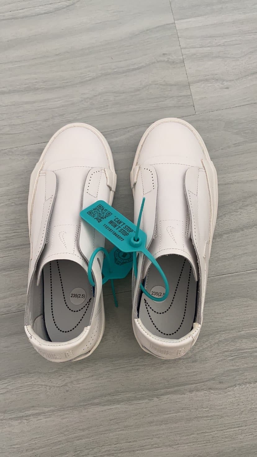 Nike Blazer Slip Kickdown Triple White - фото покупателя Светлана