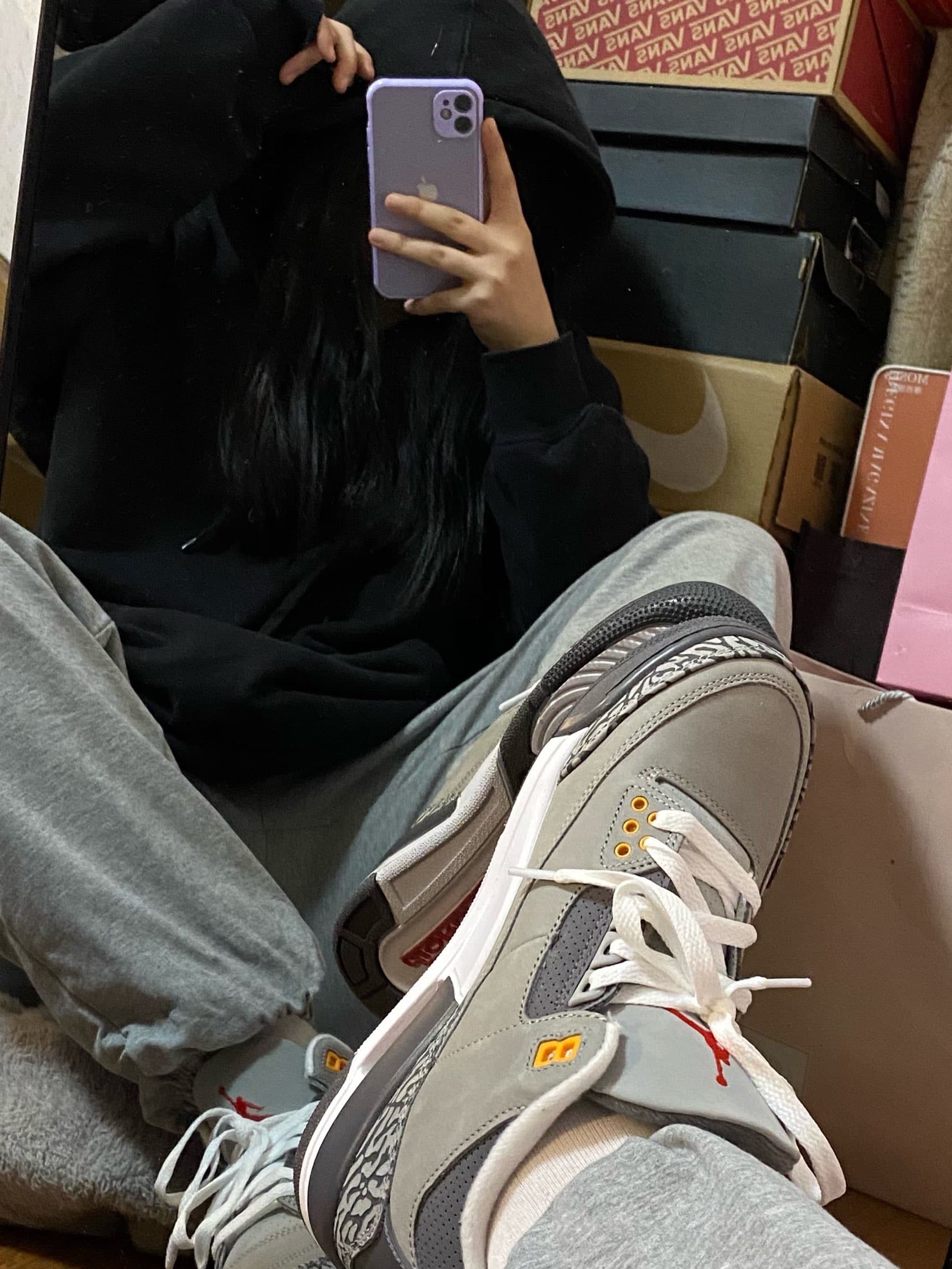 Jordan Air Jordan 3 retro "cool grey" - photo of buyer Алена