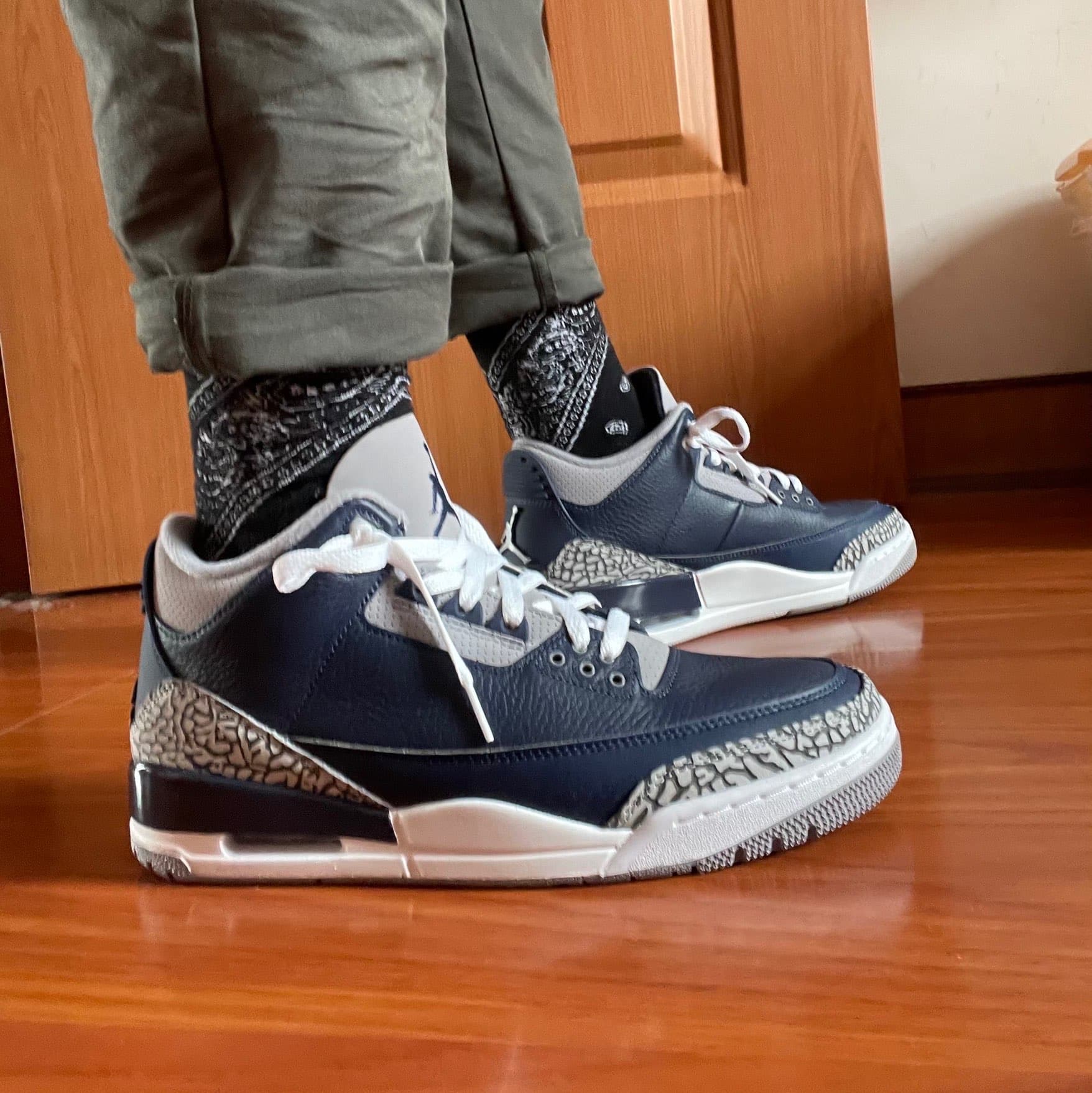 Jordan Air Jordan 3 retro "midnight navy" - photo of buyer Дима