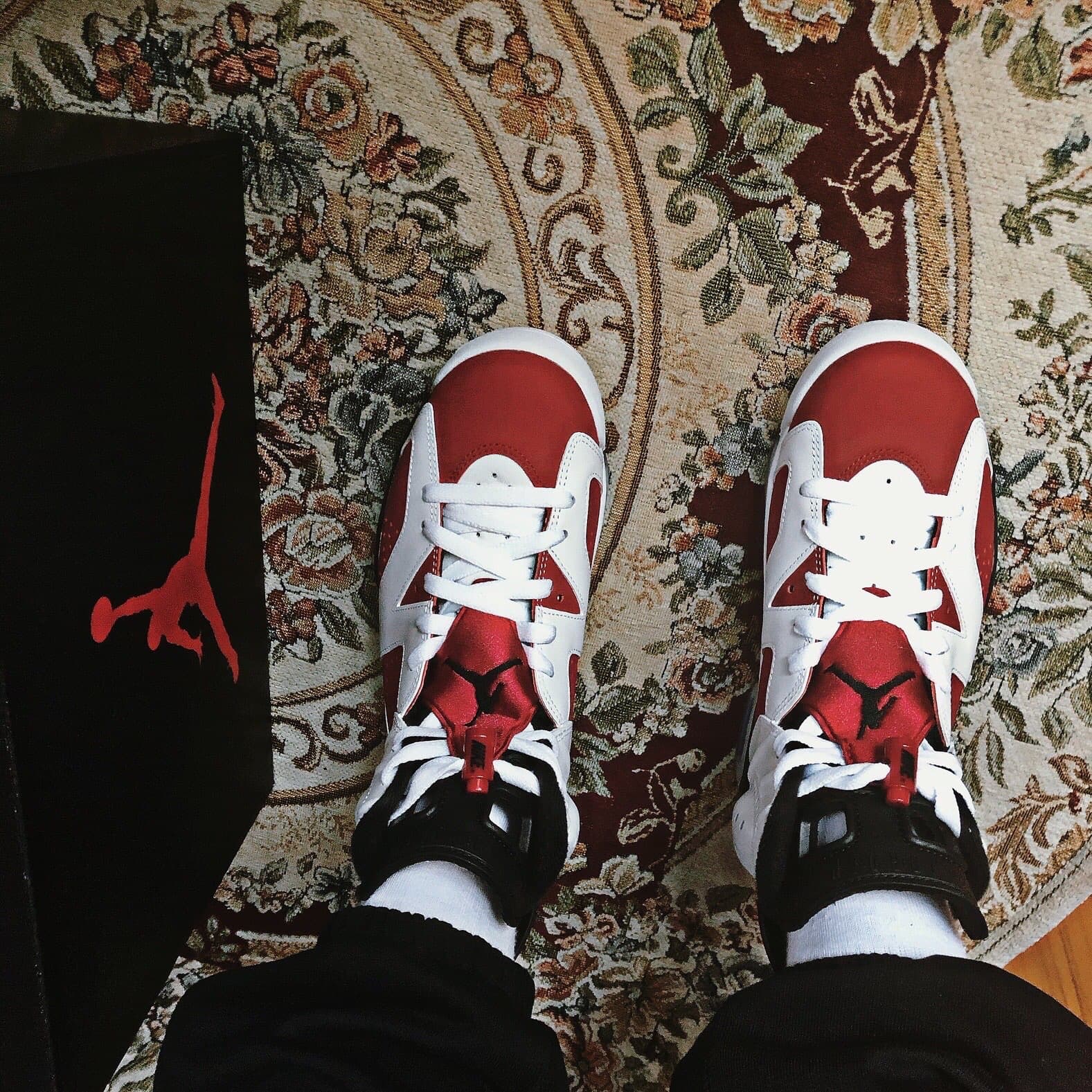 Jordan Air Jordan 6 retro "carmine" 2021 - фото покупателя Виктор
