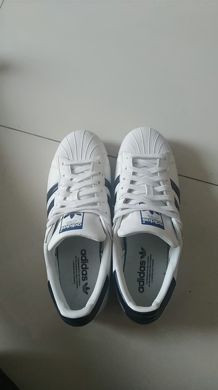 adidas originals Superstar White Royal - фото покупателя Жанна