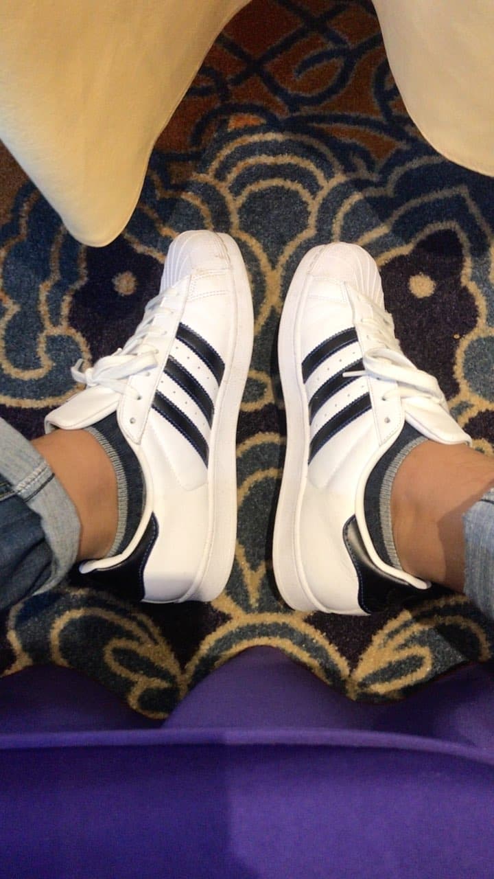 adidas originals Superstar White Royal - фото покупателя Валентина