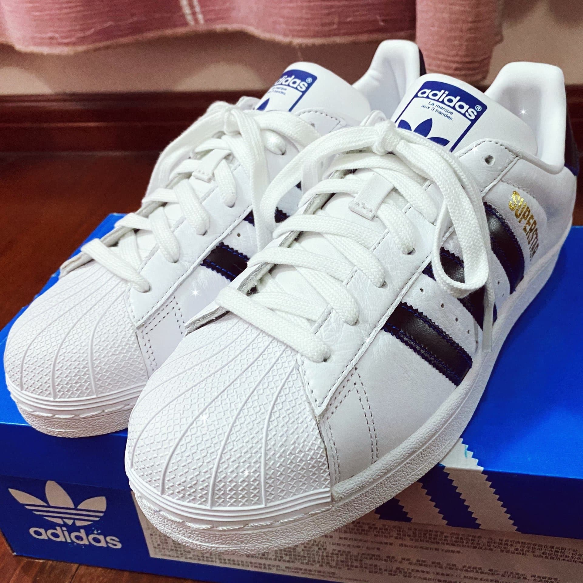 adidas originals Superstar White Royal - фото покупателя Валентина