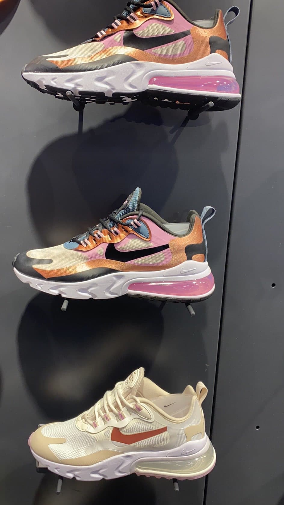 Nike Air Max 270 REACT LT OREWOOD BRONZE BLACK COPPER PINK - фото покупателя Алина