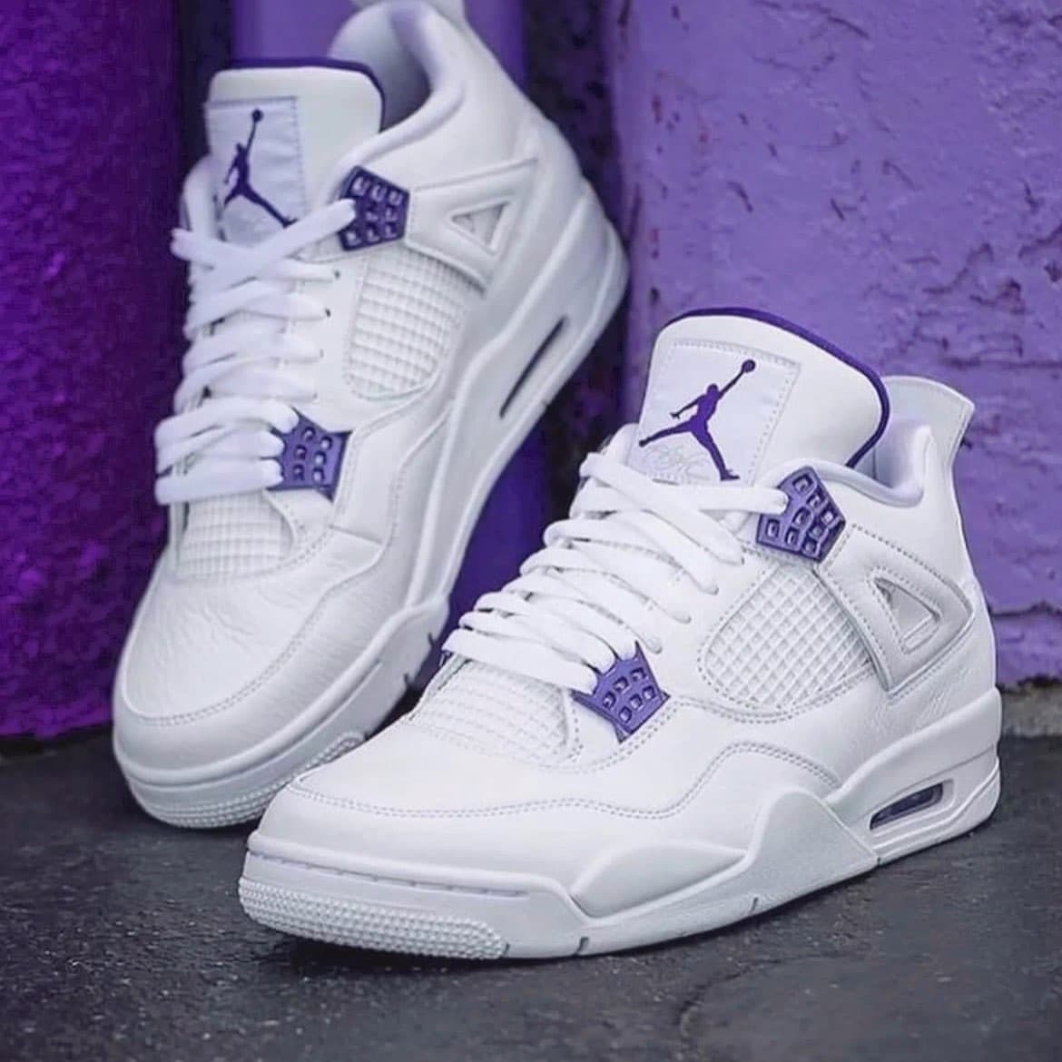 Jordan Air Jordan 4 Retro Purple Metallic - фото покупателя Жанна