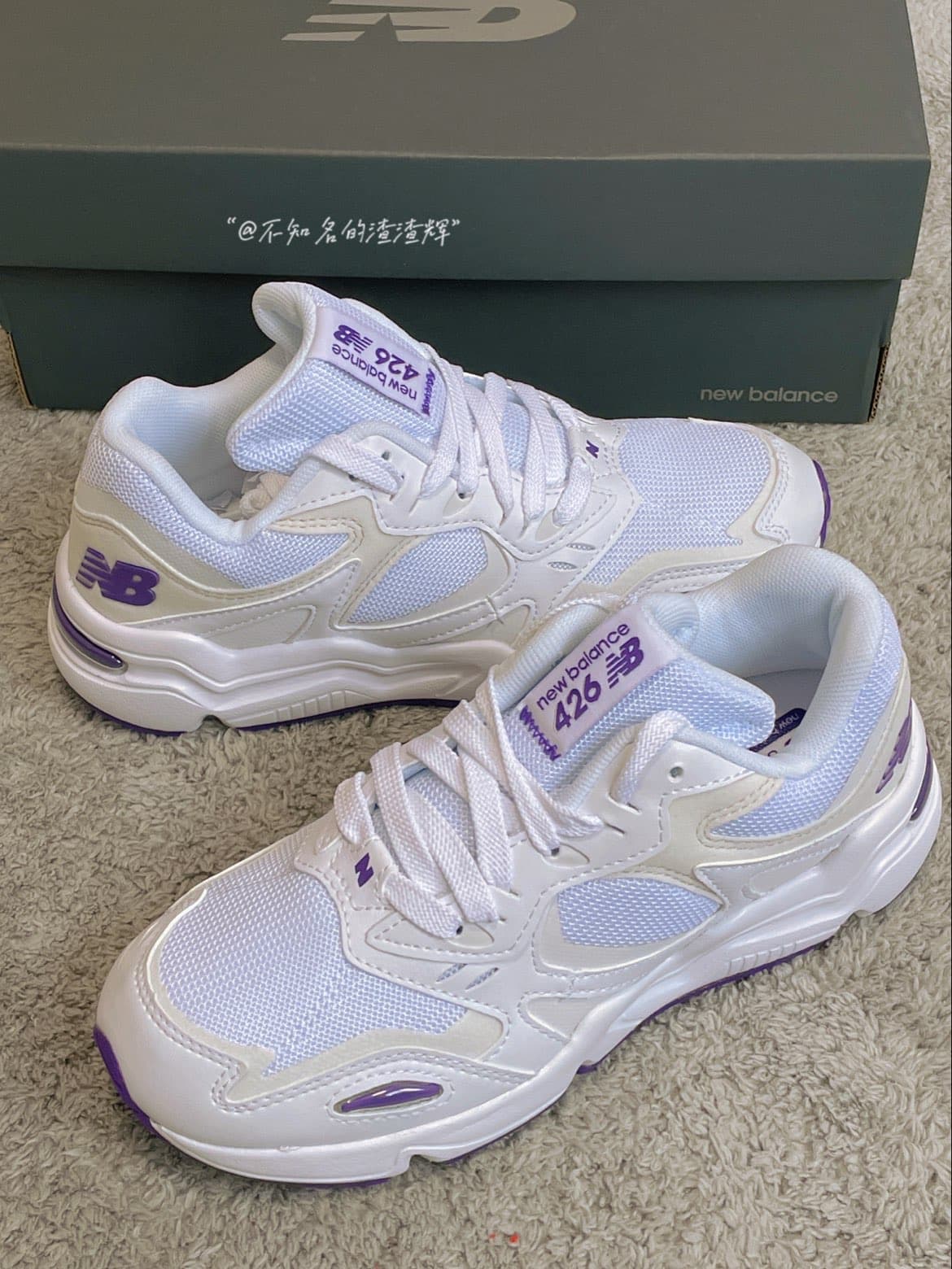 New Balance 426v1 "White Violet" (варианты полноты: B, D) - фото покупателя Оля