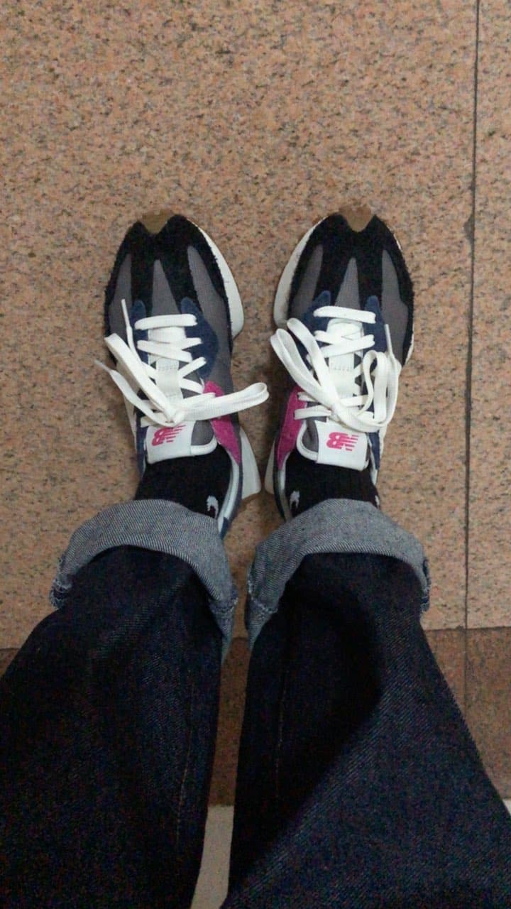 New Balance 327 Castle Rock Indigo (полнота: D) - фото покупателя Клава