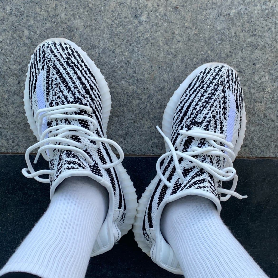 adidas originals Yeezy Boost 350 V2 "Zebra" 2020 - photo of buyer Владимир