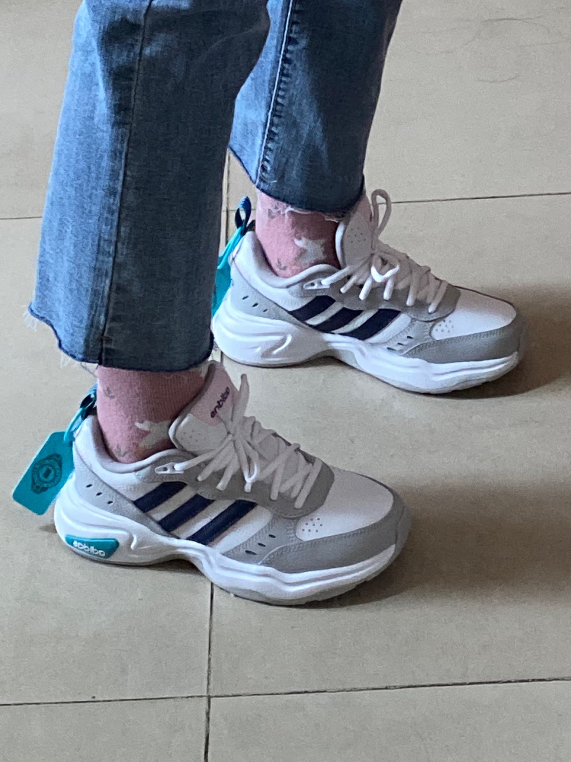 adidas neo Strutter White Blue Grey - фото покупателя Виктория