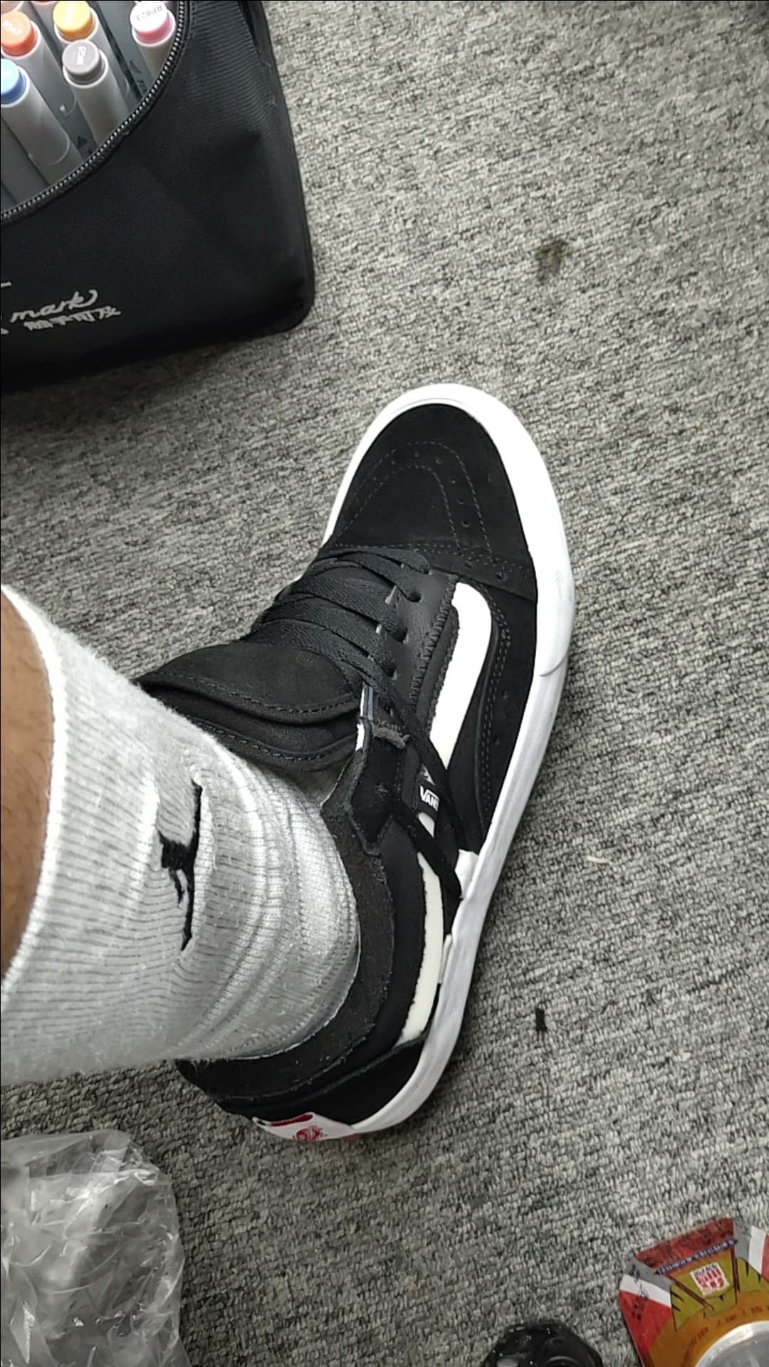 Vans Old Skool SK8-Low Black White - фото покупателя Любовь