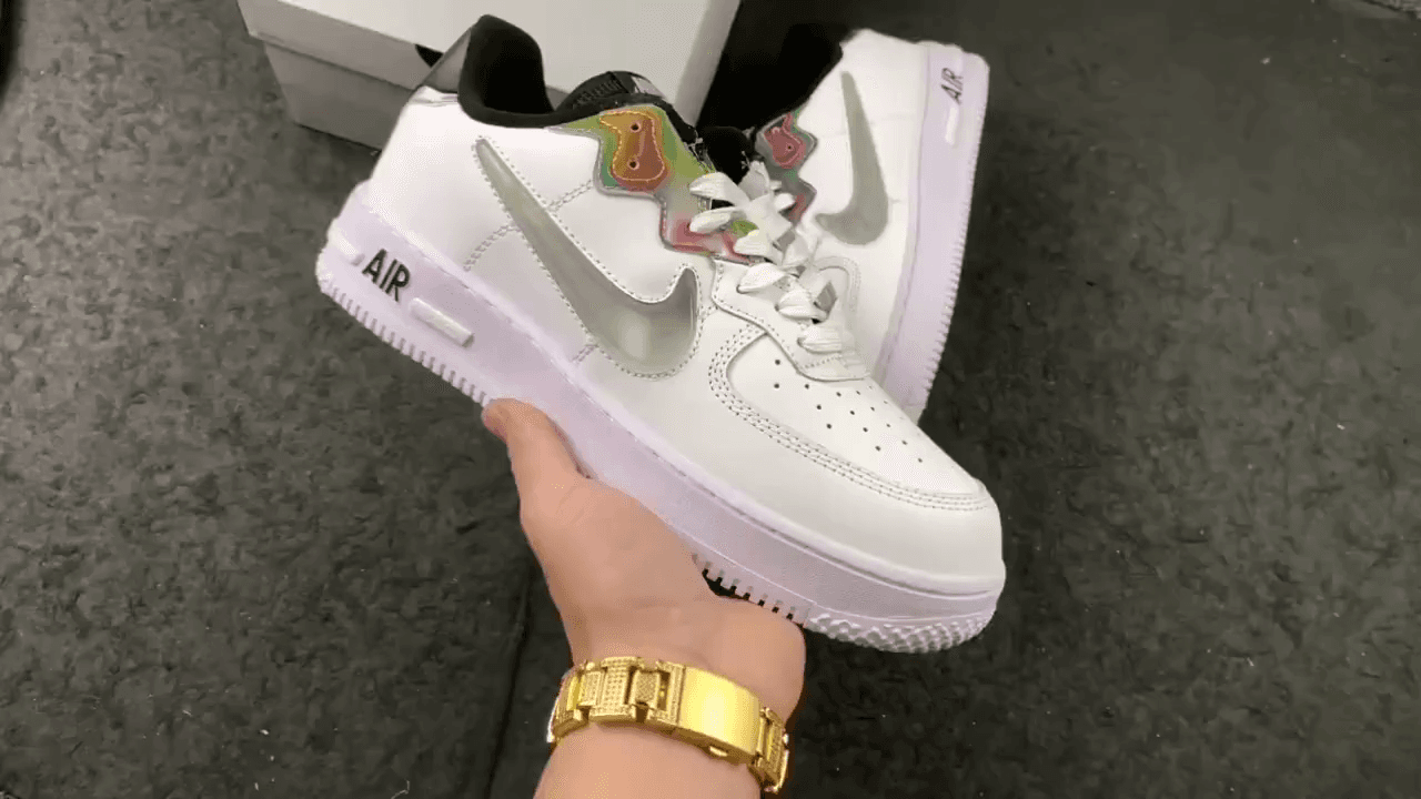 Nike Air Force 1 React White Iridescent - фото покупателя Лидия