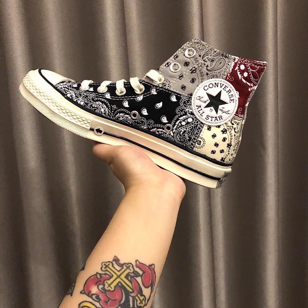 offspring paisley x Converse 1970s pathwork chuck - photo of buyer Лена