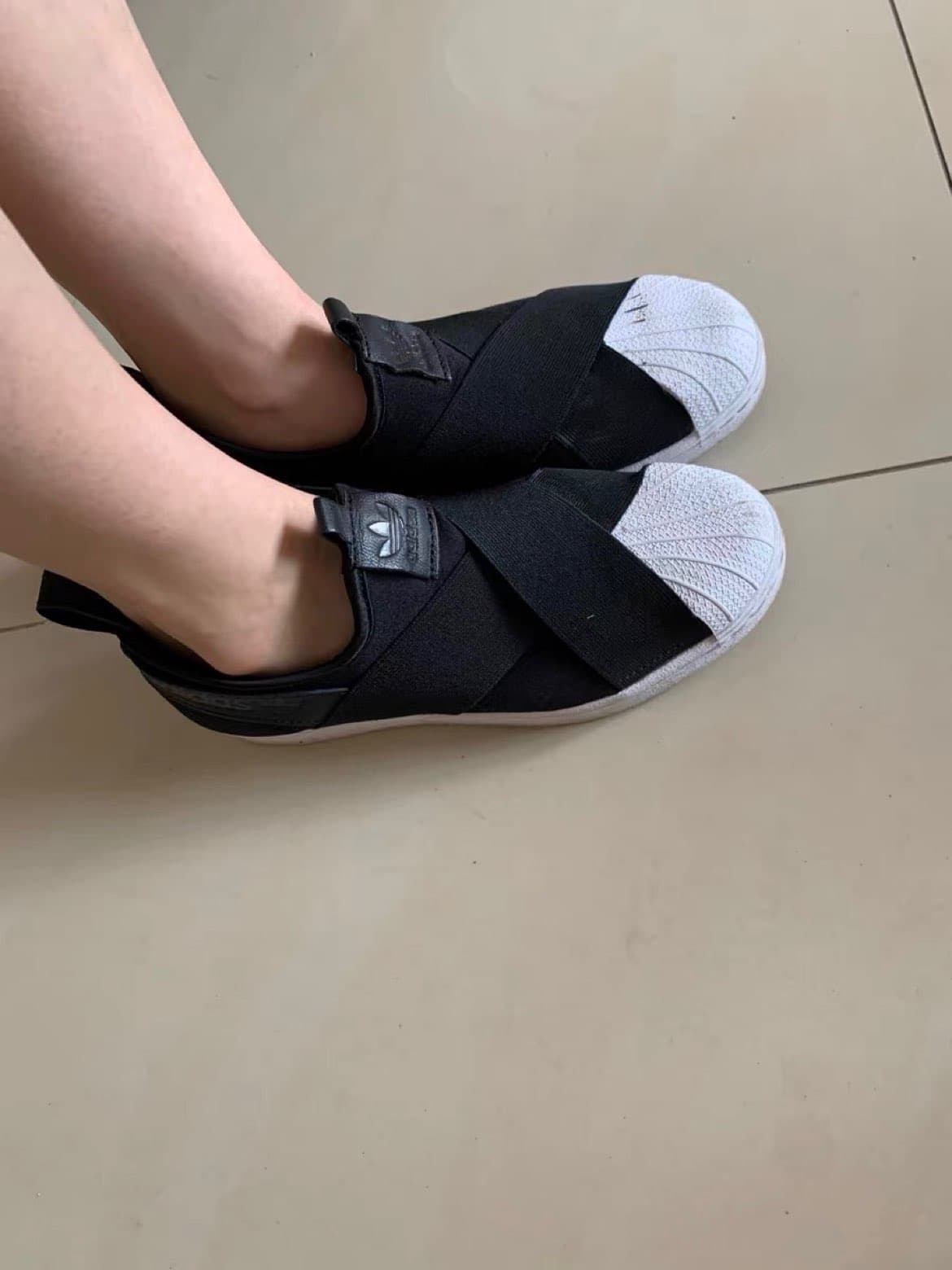 adidas originals Superstar Slip On Core Black - photo of buyer Женя