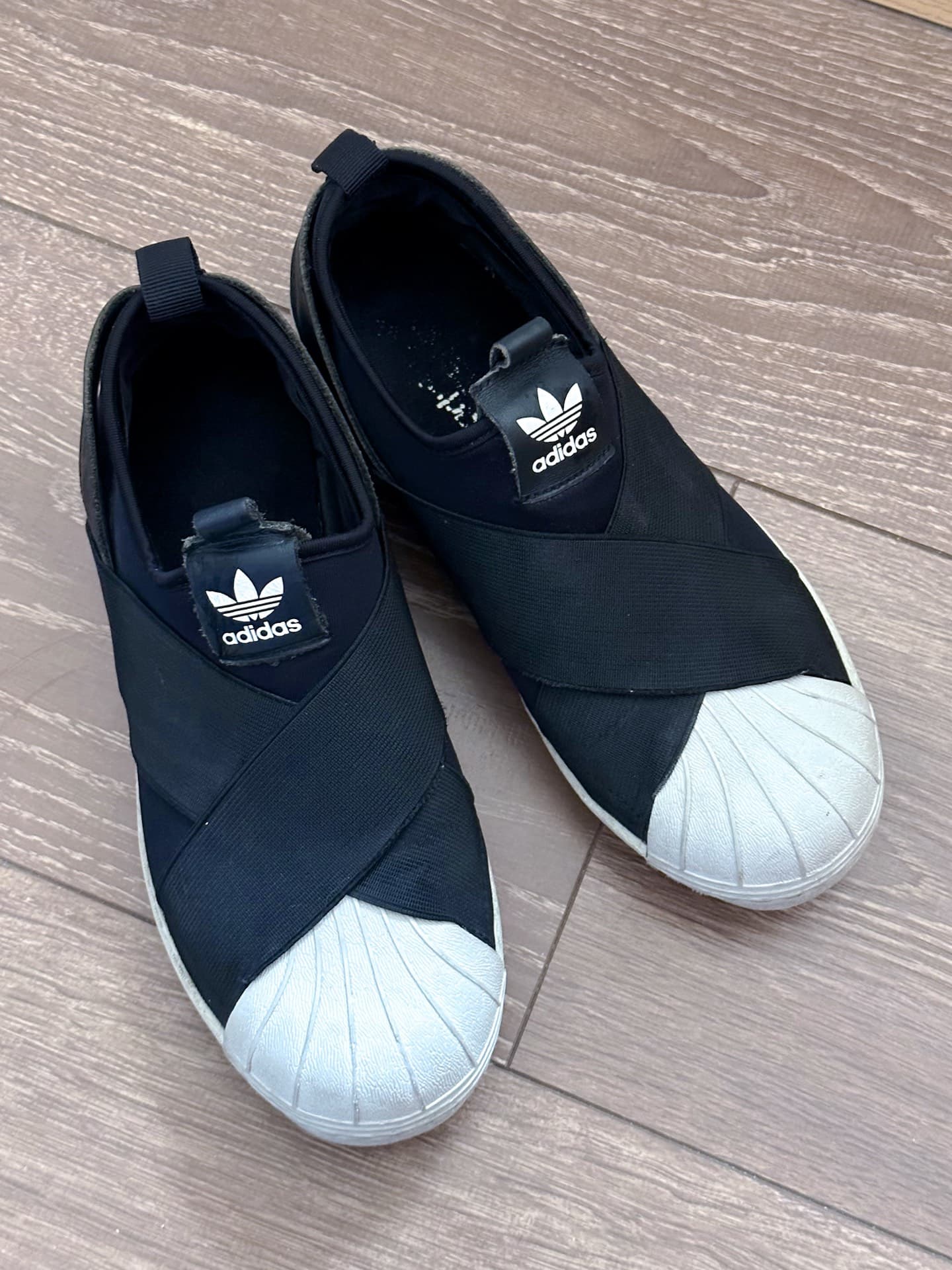 adidas originals Superstar Slip On Core Black - photo of buyer Виктор