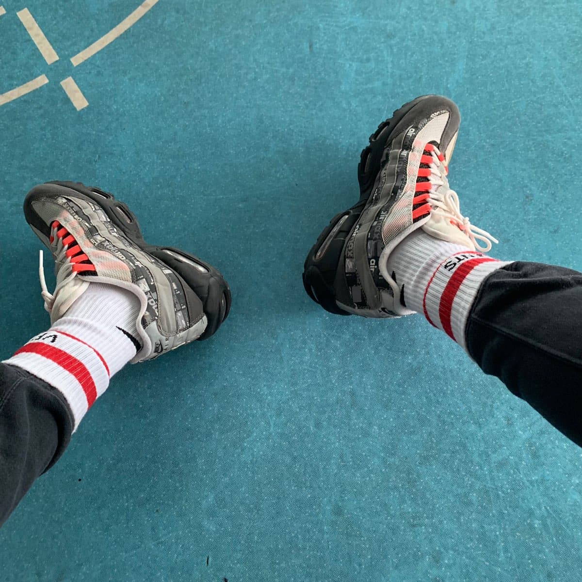 Atmos x Nike Air Max 95 We Love Nike (Bright Crimson) - photo of buyer Клава