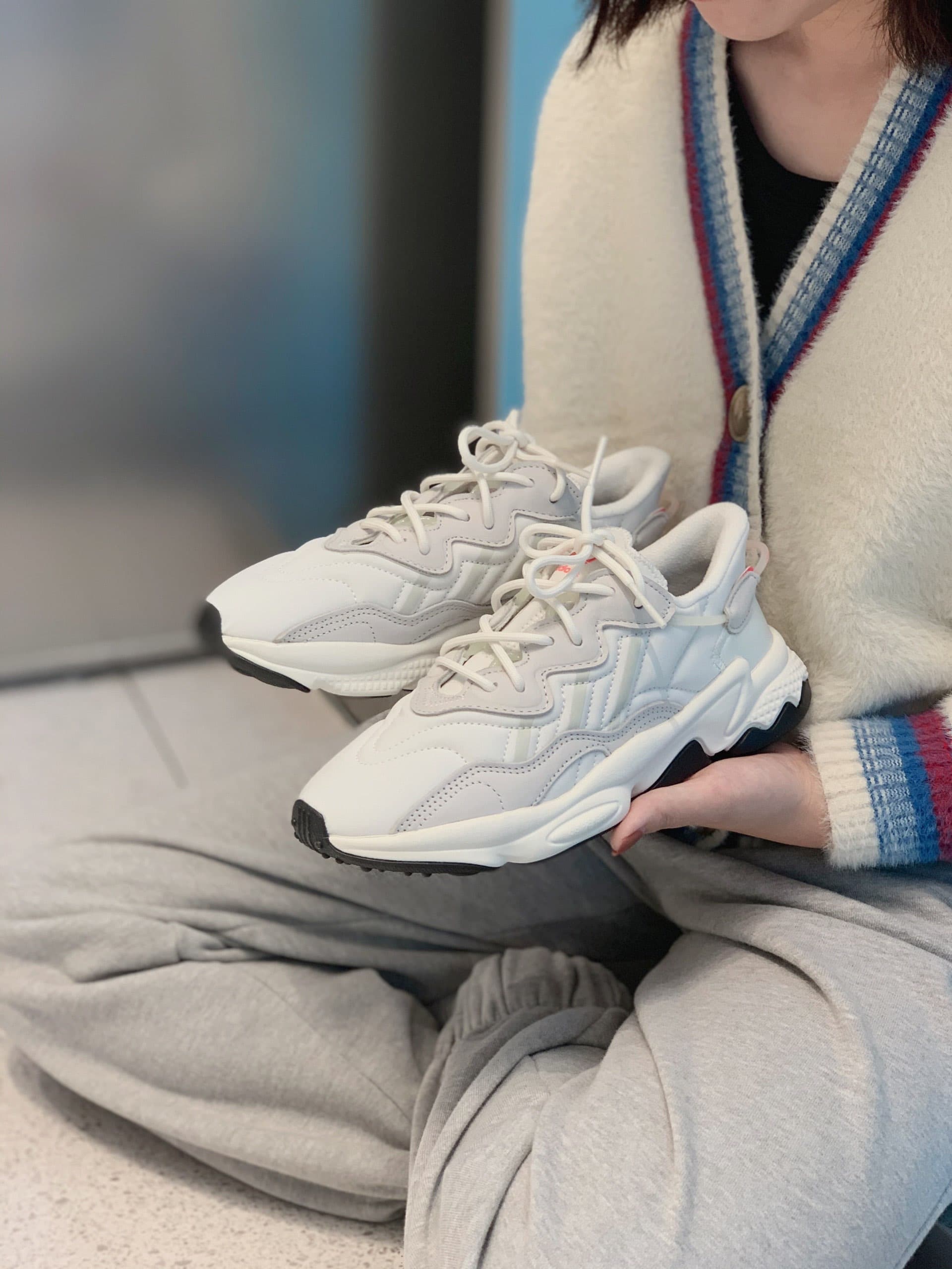 adidas originals Ozweego White Grey - фото покупателя Борис