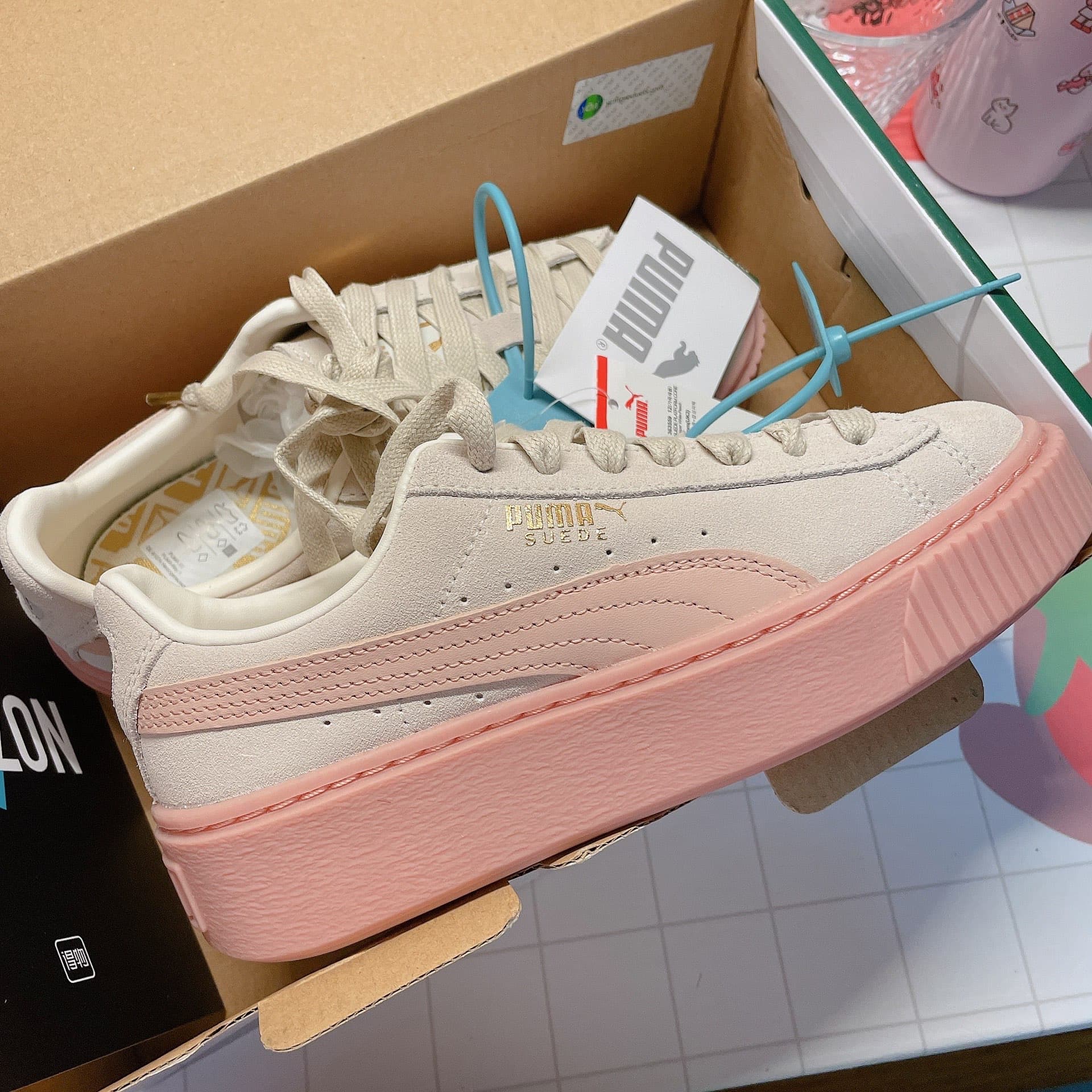 PUMA Suede Platform Platform - фото покупателя Наташа