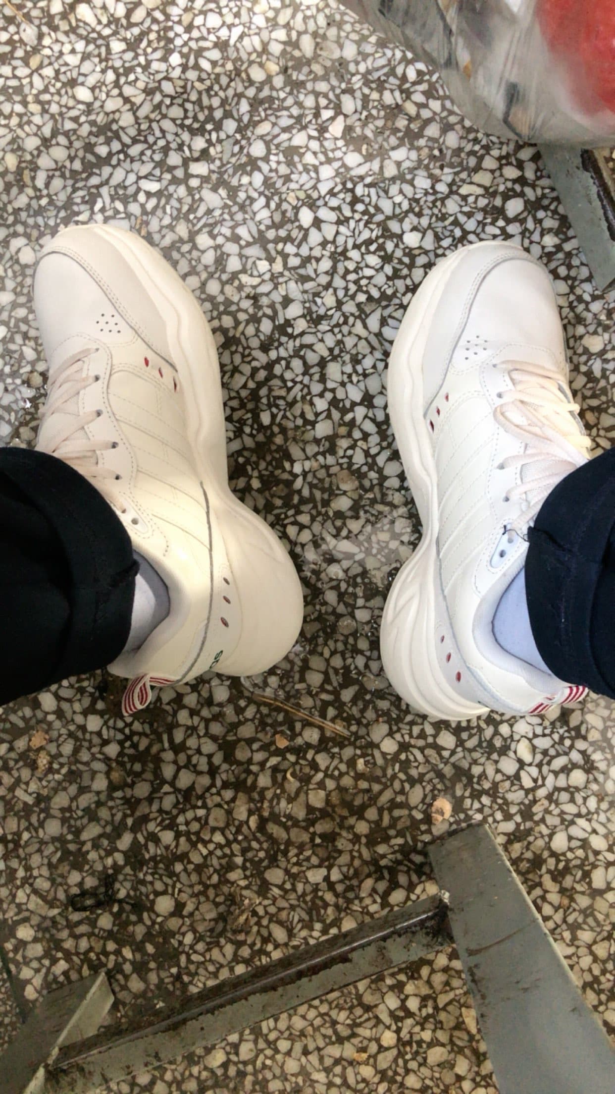 adidas neo Strutter "White Dark Green" - photo of buyer Василий