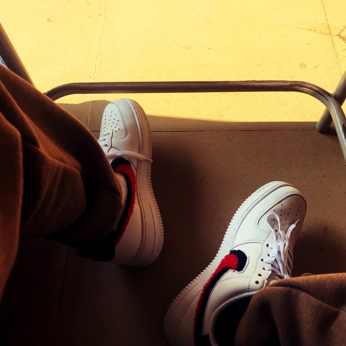 Nike Air Force 1 3D Chenille Swoosh White Red Blue - фото покупателя Тамара
