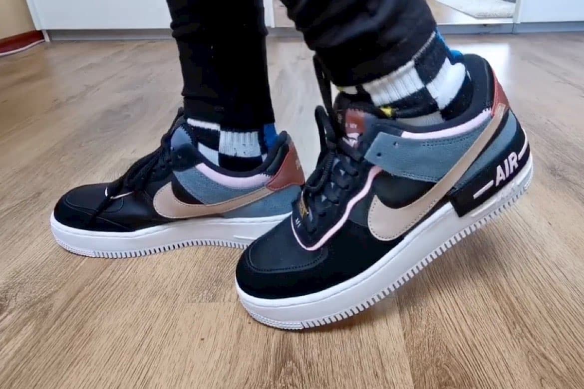 Nike Air Force 1 Low Shadow Black Light Arctic Pink Claystone Red - photo of buyer Дмитрий