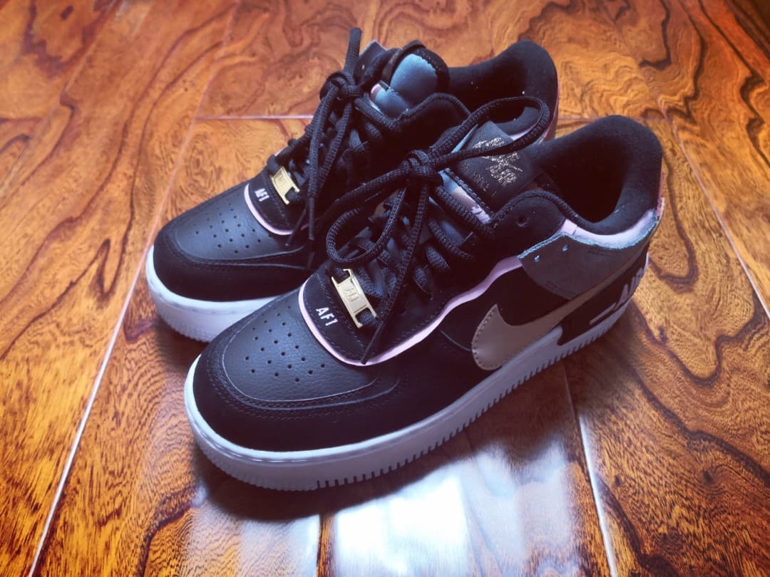 Nike Air Force 1 Low Shadow Black Light Arctic Pink Claystone Red - photo of buyer Анастасия