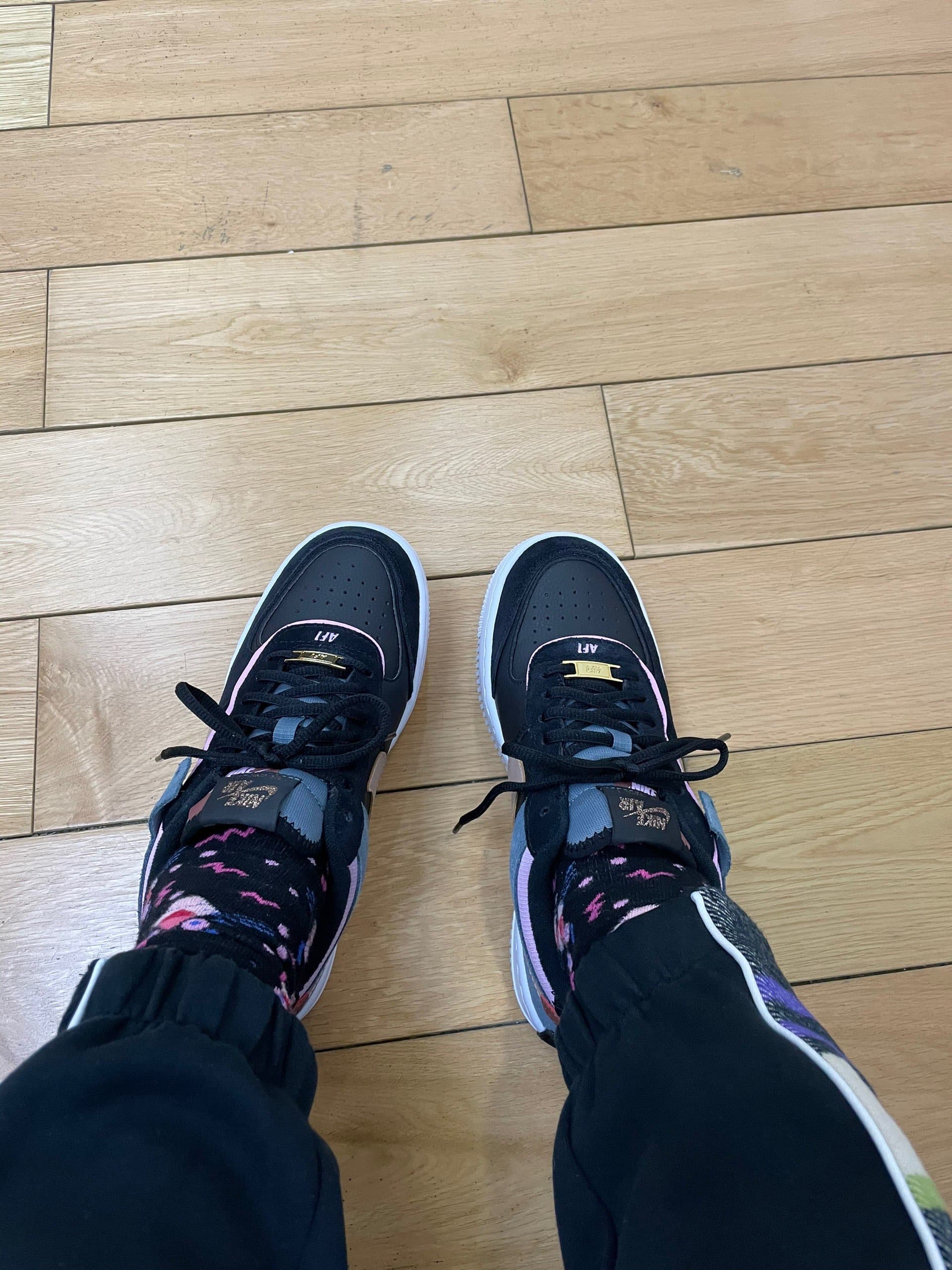 Nike Air Force 1 Low Shadow Black Light Arctic Pink Claystone Red - photo of buyer Артем