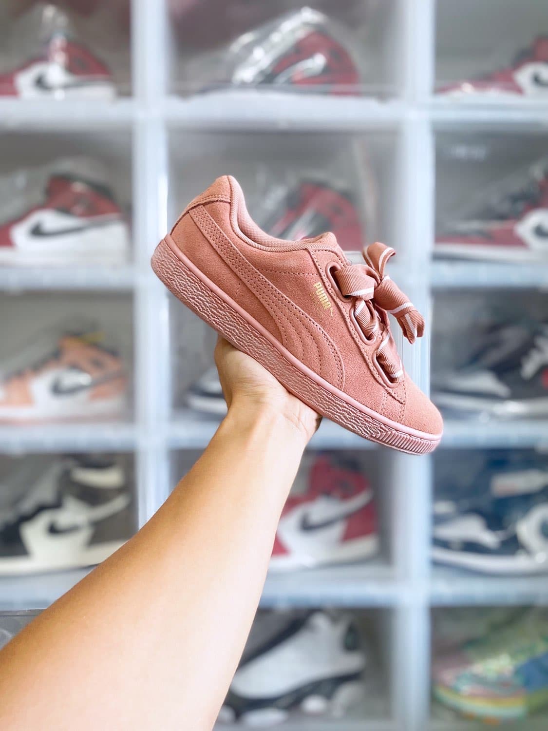 PUMA Suede Heart Satin II Cameo Brown (W) - фото покупателя Люба