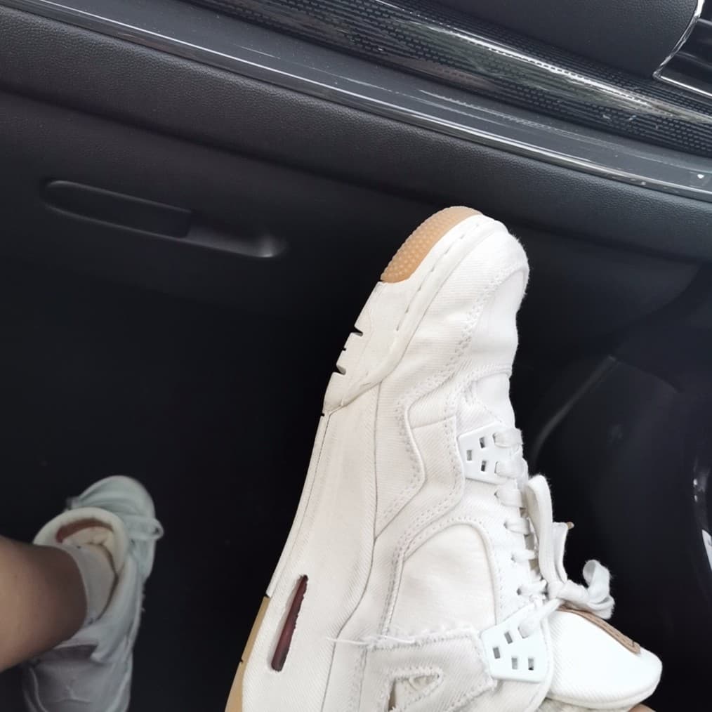 Jordan Air Jordan 4 Retro Levis White - фото покупателя Павел