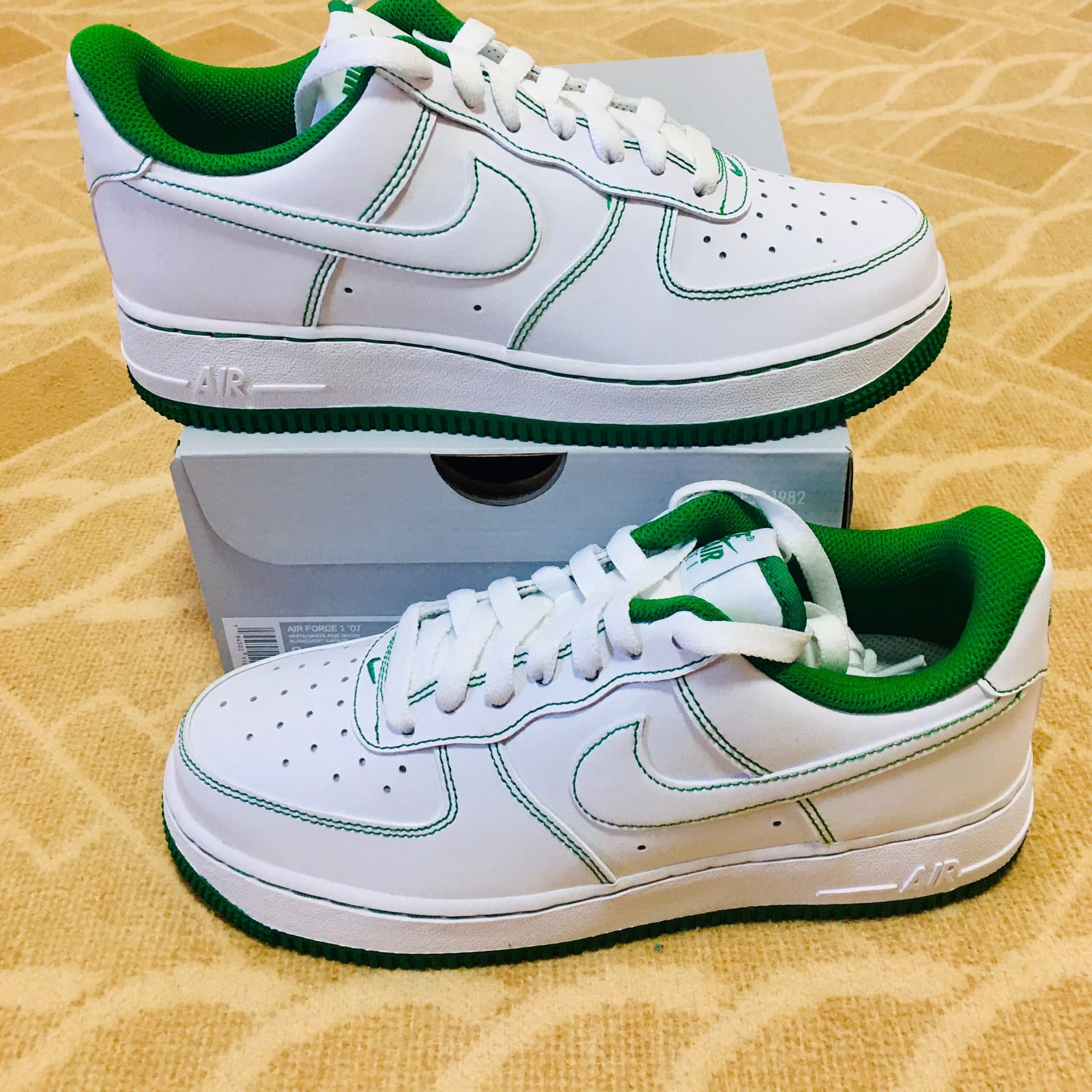 Nike Air Force 1 Low White Pine Green - фото покупателя Станислав