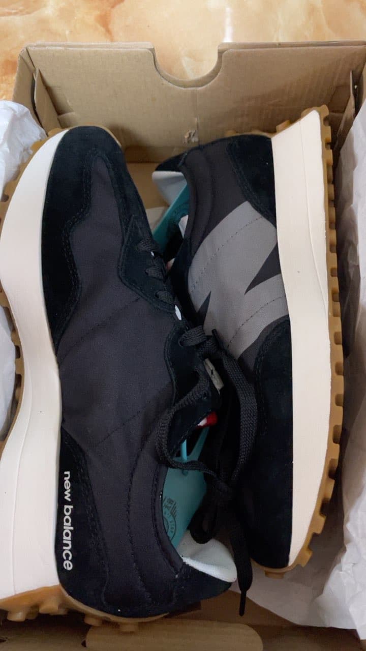 New Balance 327 Black Castlerock (полнота: D) - фото покупателя Константин