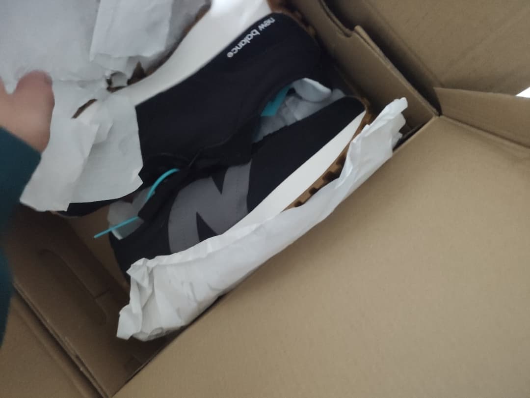 New Balance 327 Black Castlerock (полнота: D) - фото покупателя Лидия