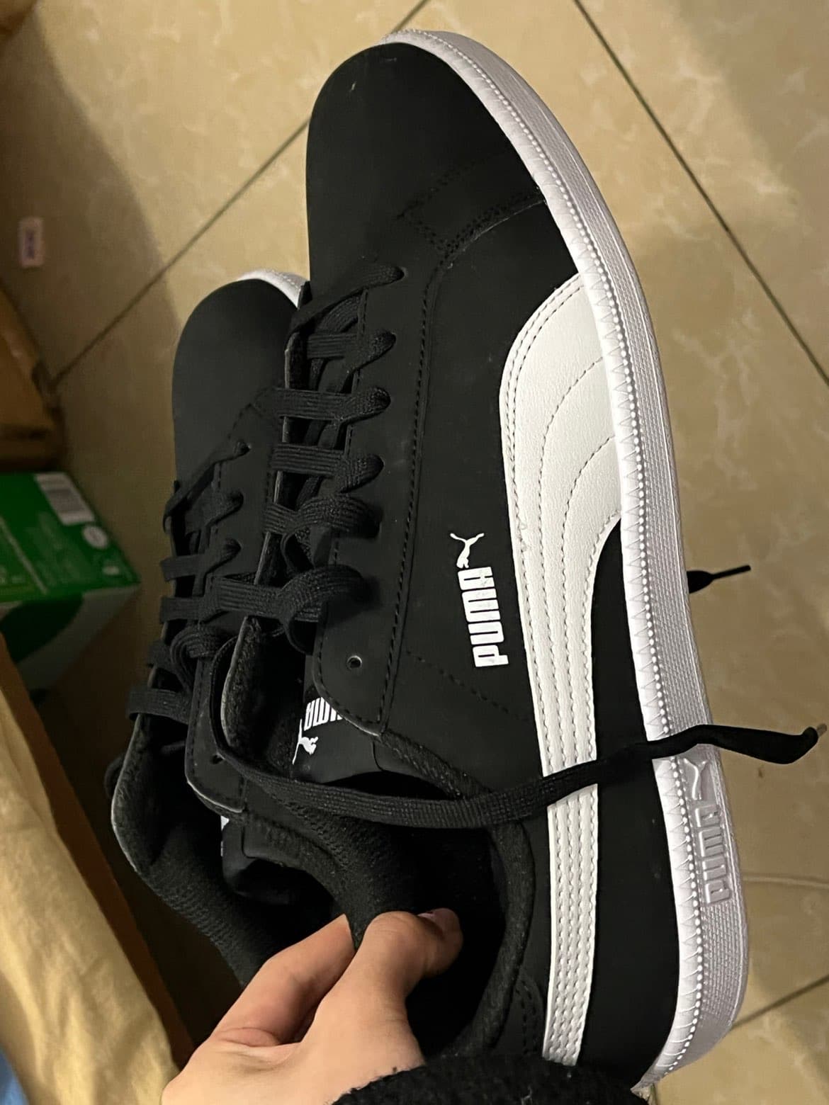 Puma Smash Buck Low Leather Trainers - photo of buyer Наталия