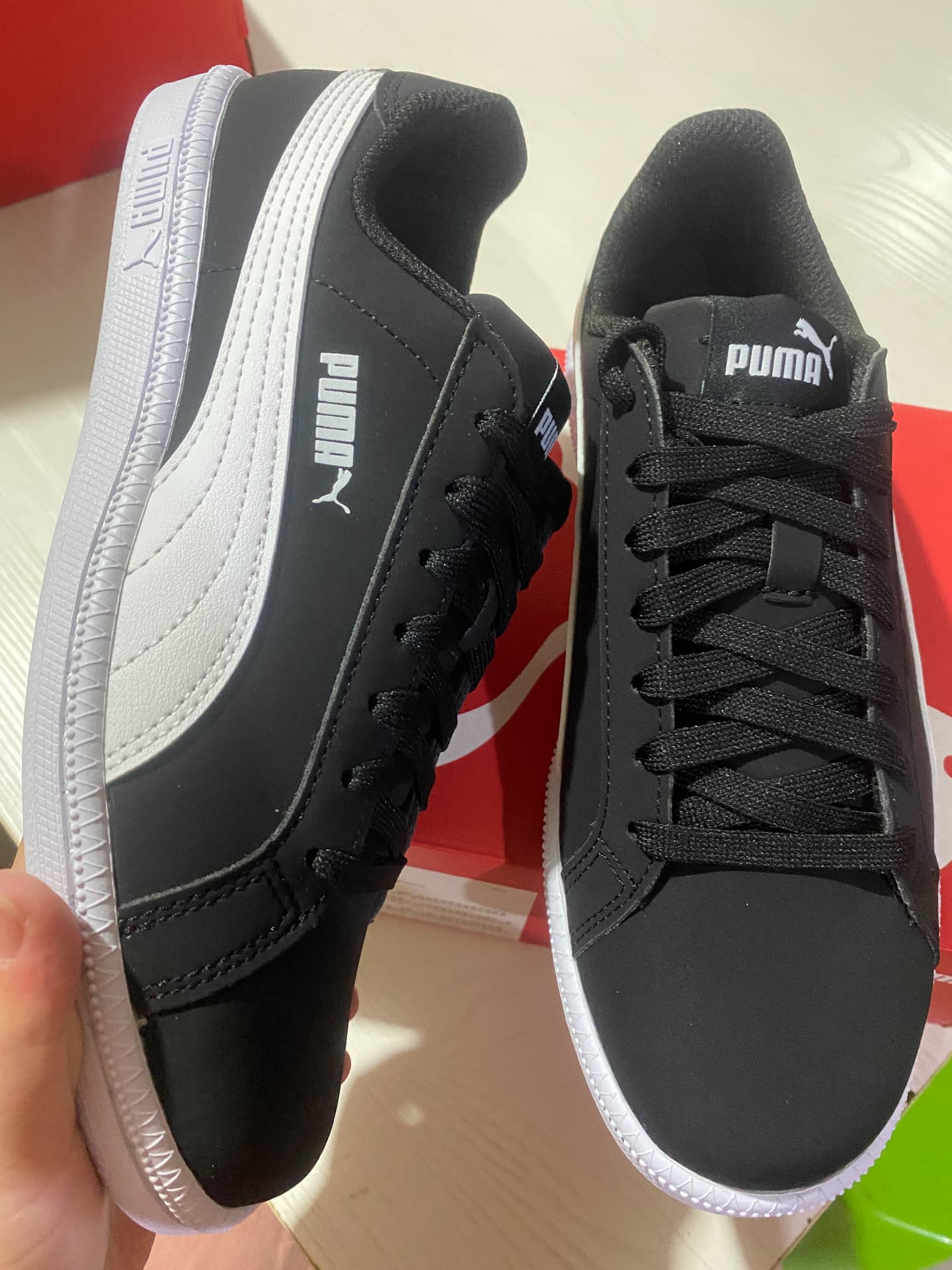 Puma Smash Buck Low Leather Trainers - photo of buyer Александр