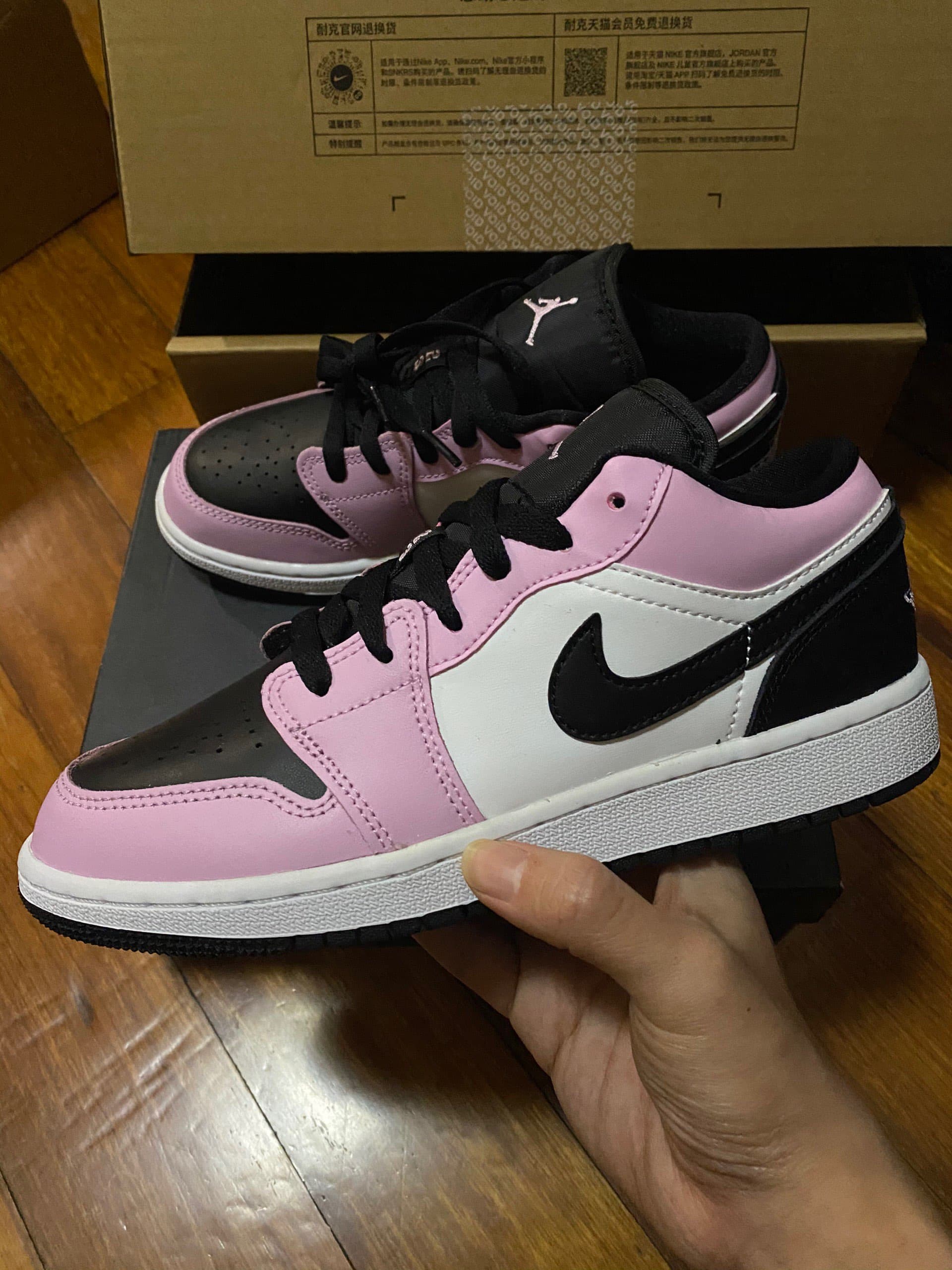Jordan Air Jordan 1 Low GS Light Arctic Pink - фото покупателя Ксюша