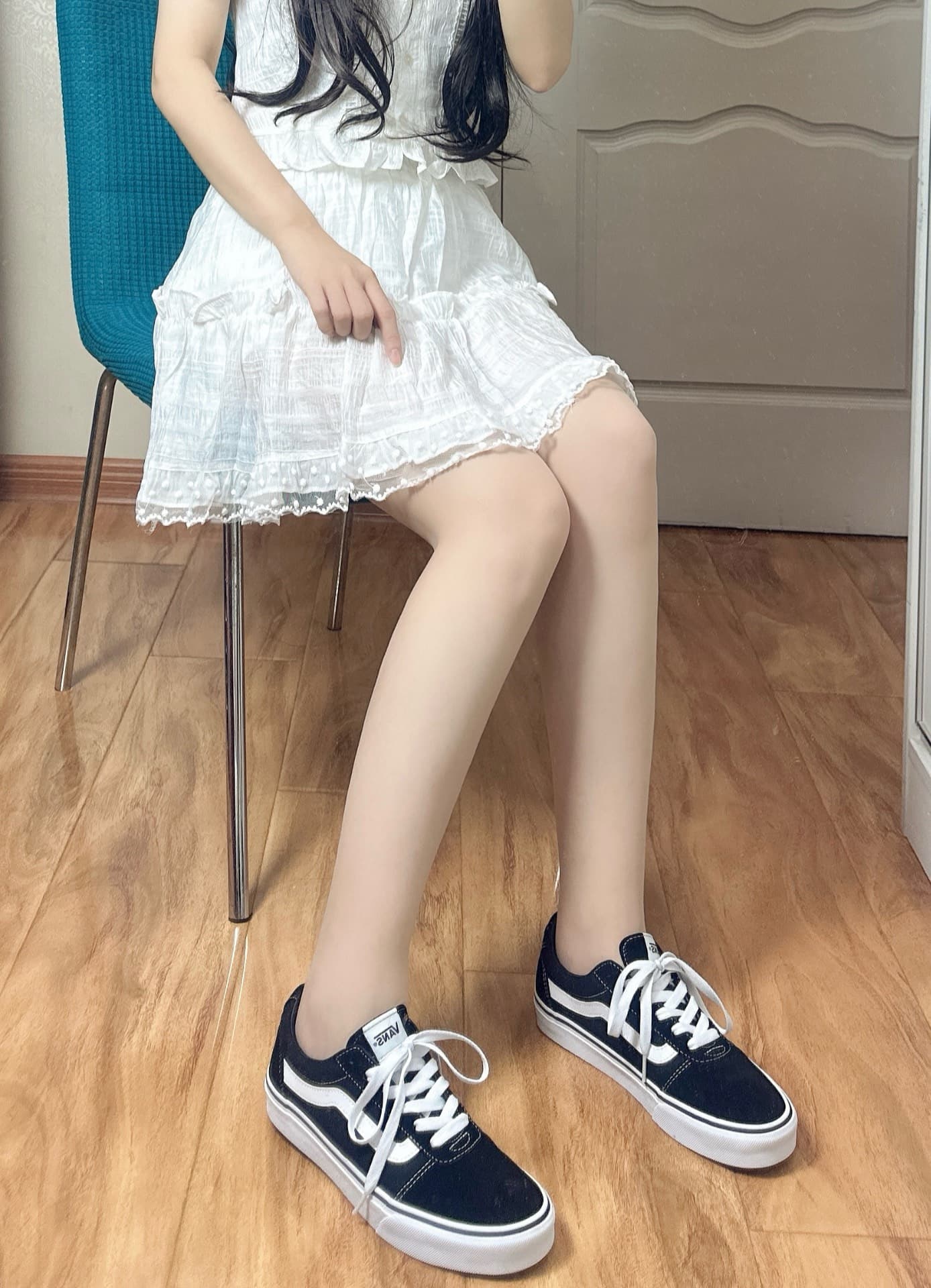 Vans Old Skool Platform Black White - фото покупателя Ольга