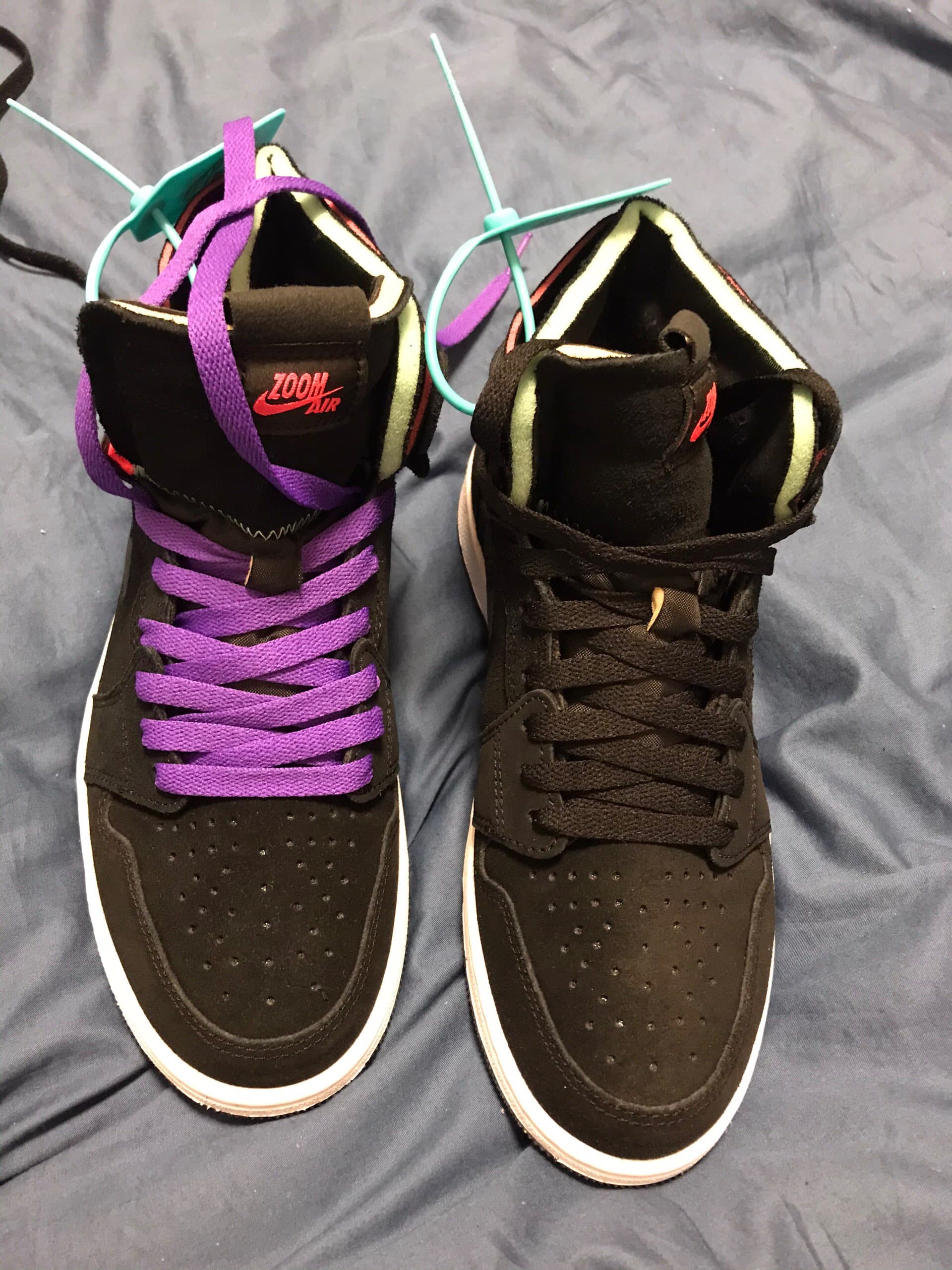 Jordan Air Jordan 1 zoom air cmft "court purple" - фото покупателя Костя
