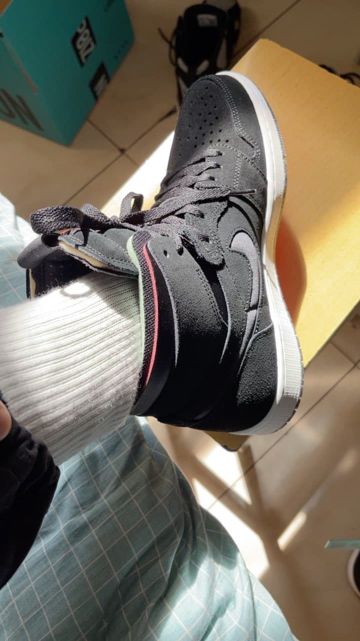 Jordan Air Jordan 1 zoom air cmft "court purple" - фото покупателя Валентин