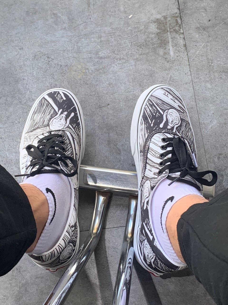 MoMA x Vans Era Edvard Munch - photo of buyer Жанна