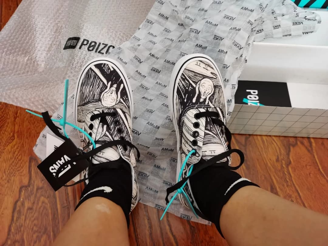 MoMA x Vans Era Edvard Munch - photo of buyer Елена