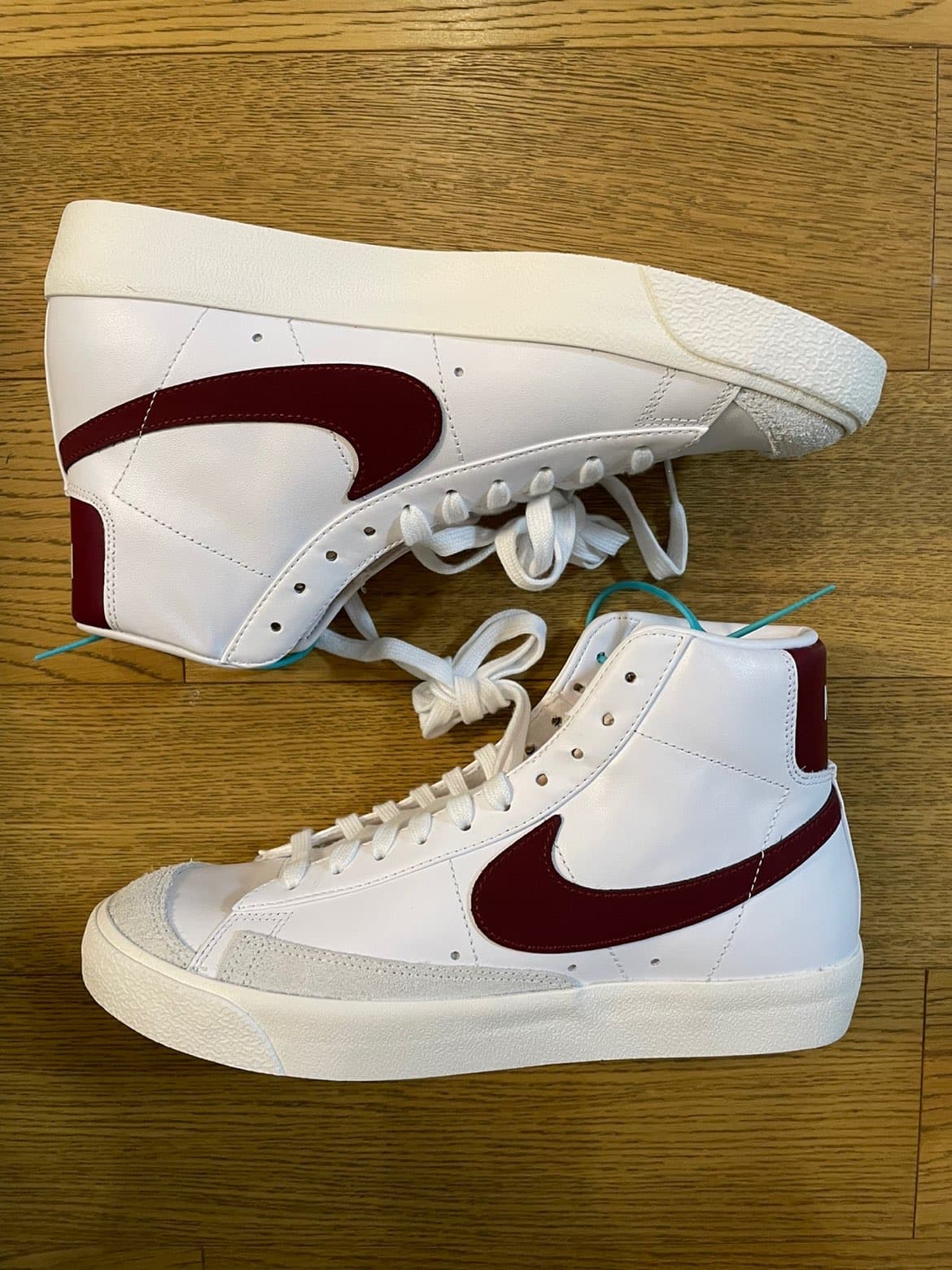 Nike Blazer Mid '77 Vintage White/Team Red - фото покупателя Борис