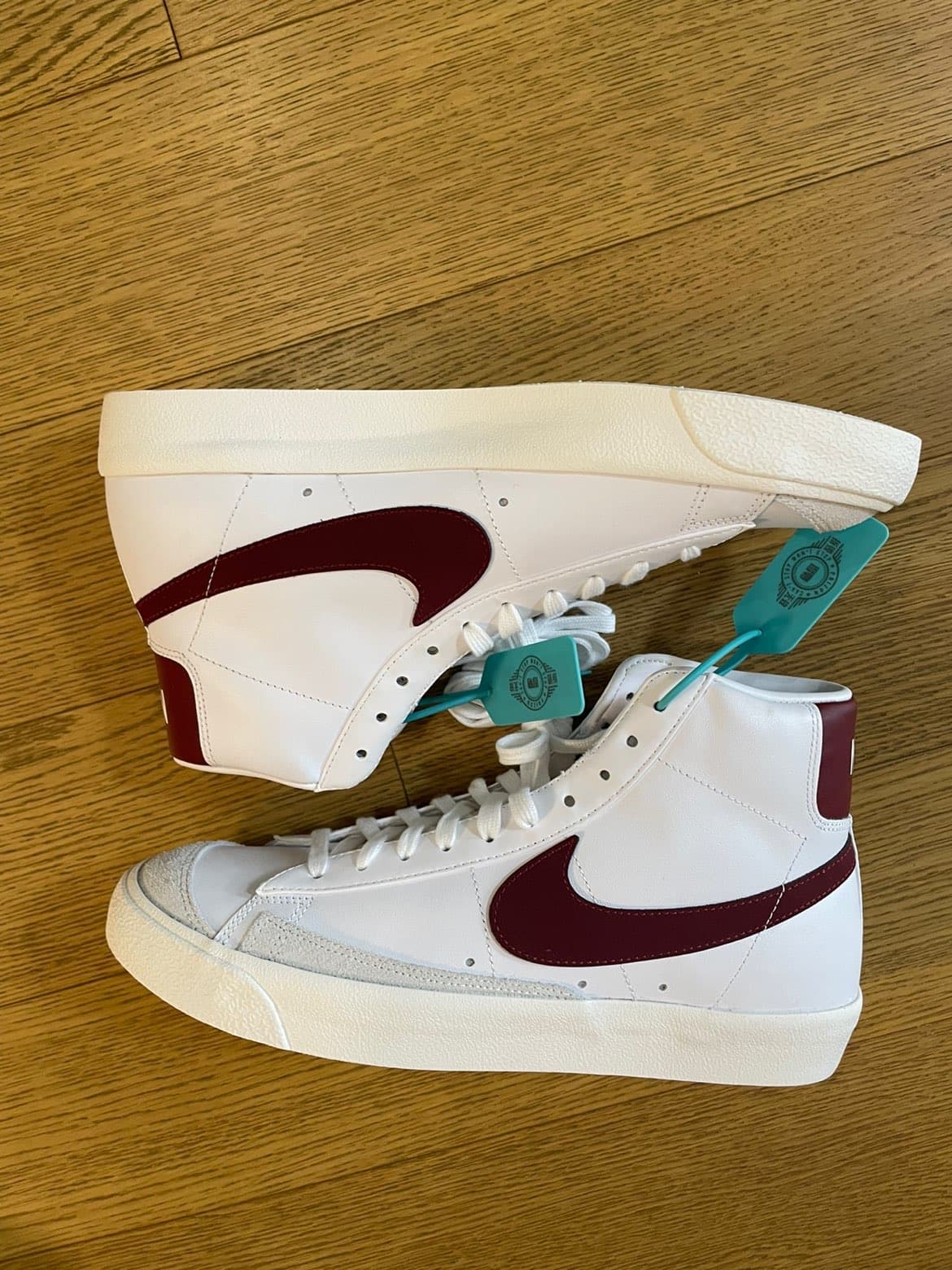 Nike Blazer Mid '77 Vintage White/Team Red - фото покупателя Оля