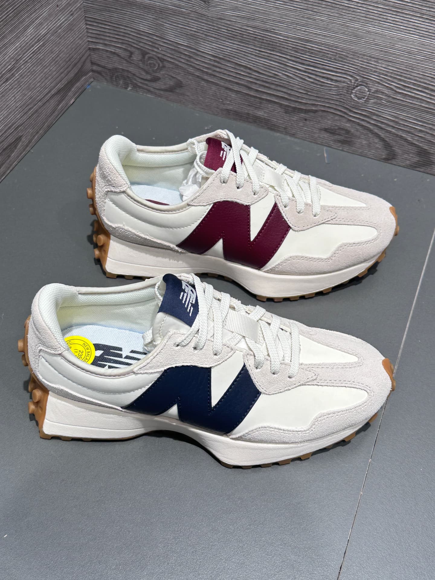 New Balance 327 Grey Navy (варианты полноты: B, D) - фото покупателя Инна
