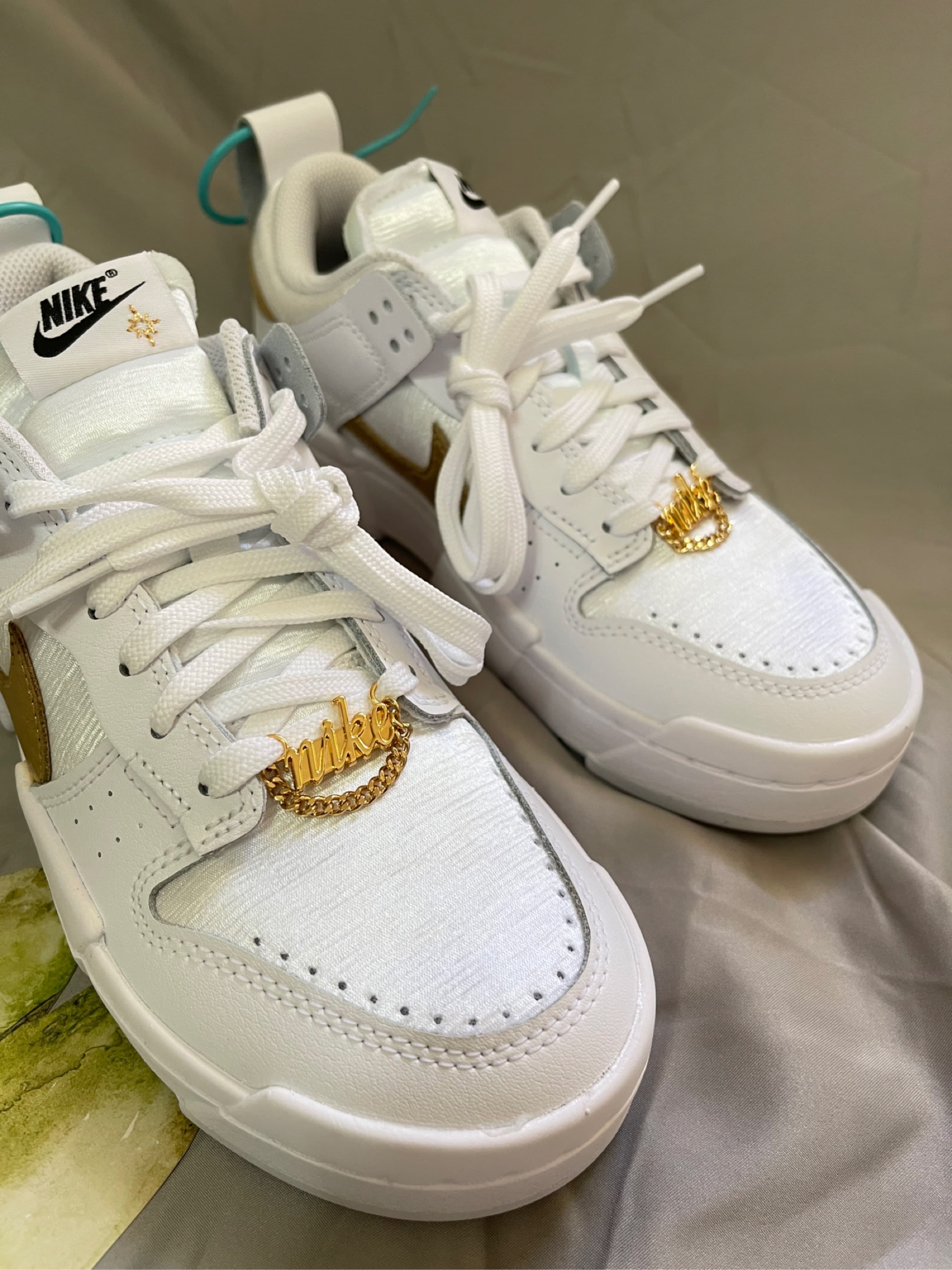 Nike Dunk Low Disrupt White Metallic Gold - фото покупателя Виктор