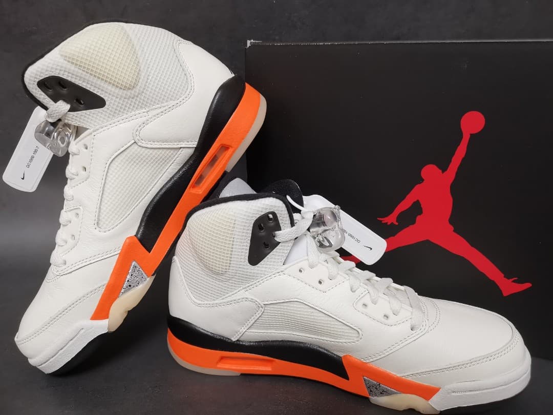 Jordan Air Jordan 5 retro "orange blaze" - фото покупателя Павел