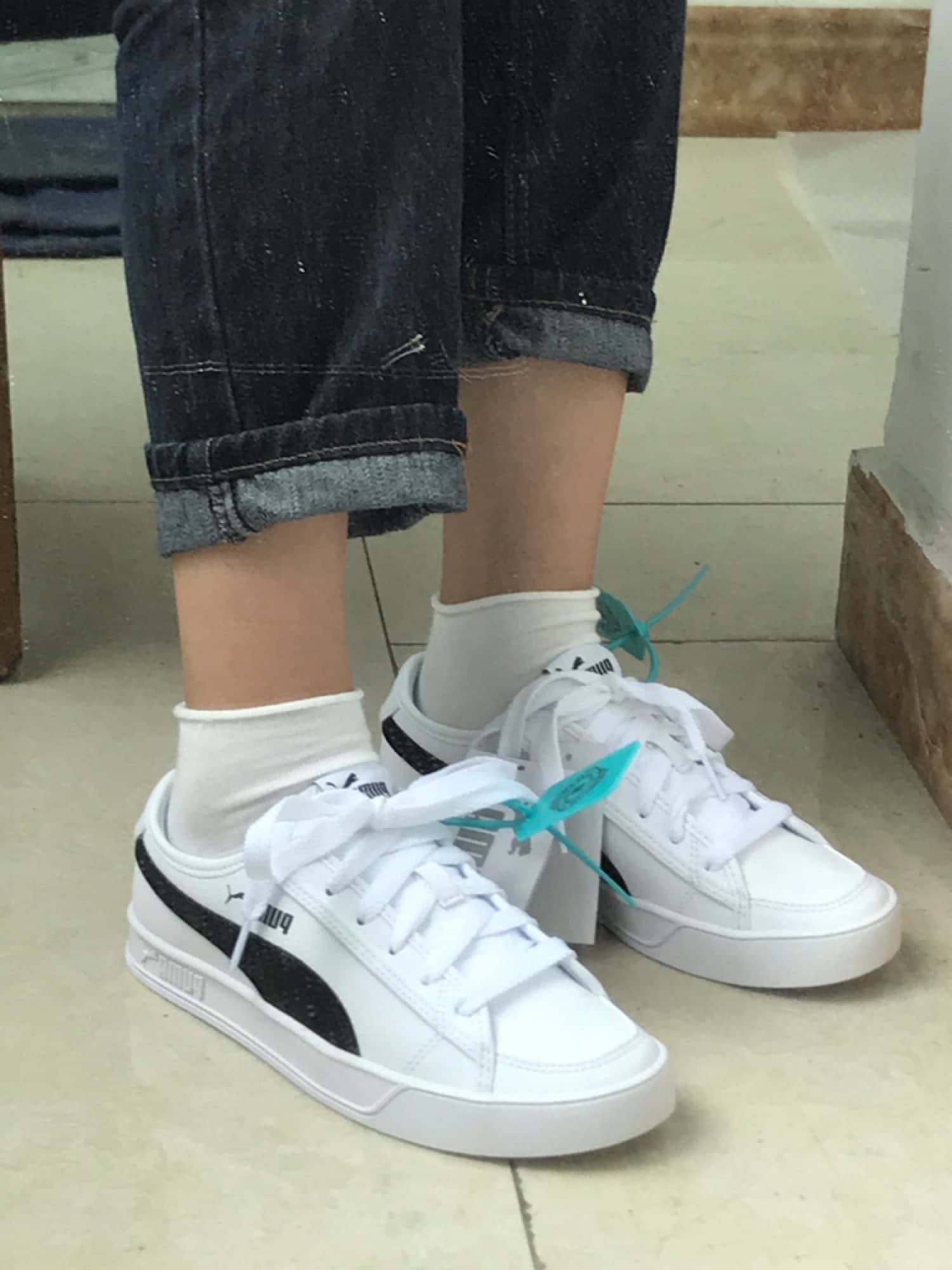 Puma Smash Vulc SL White Black - photo of buyer Анастасия