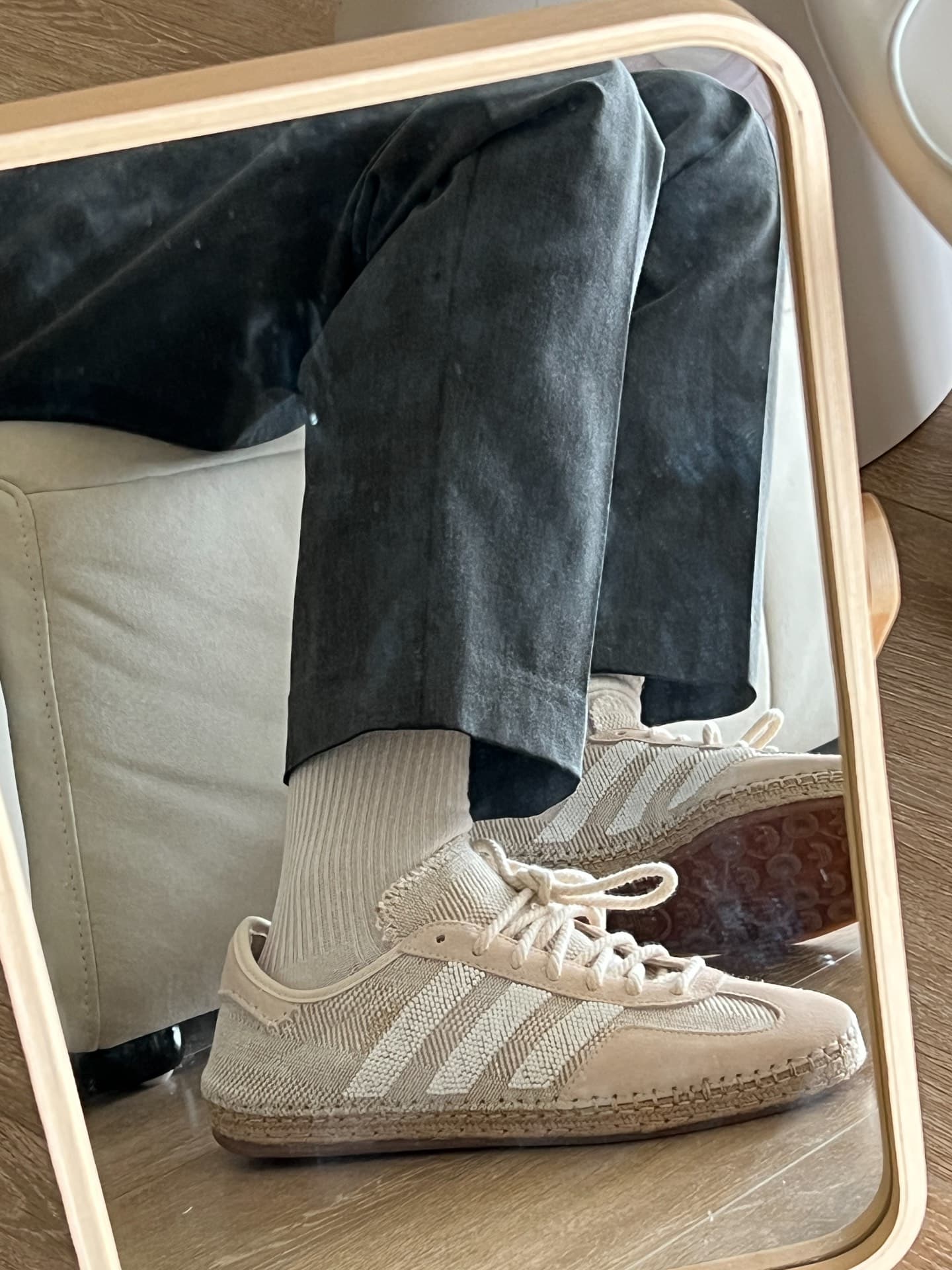 CLOT x adidas originals Gazelle HALO IVORY - photo of buyer Виктория